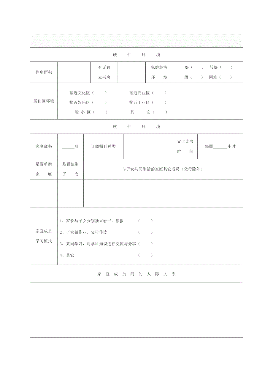 中学生成长档案1_第4页