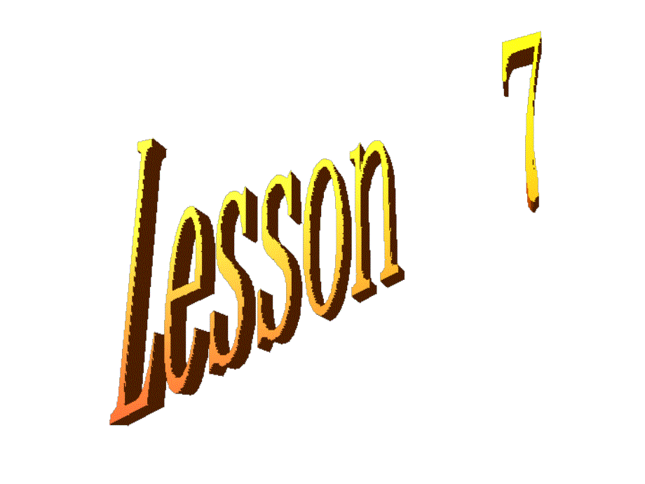 冀教版英语八年级上册Lesson7课件_第1页