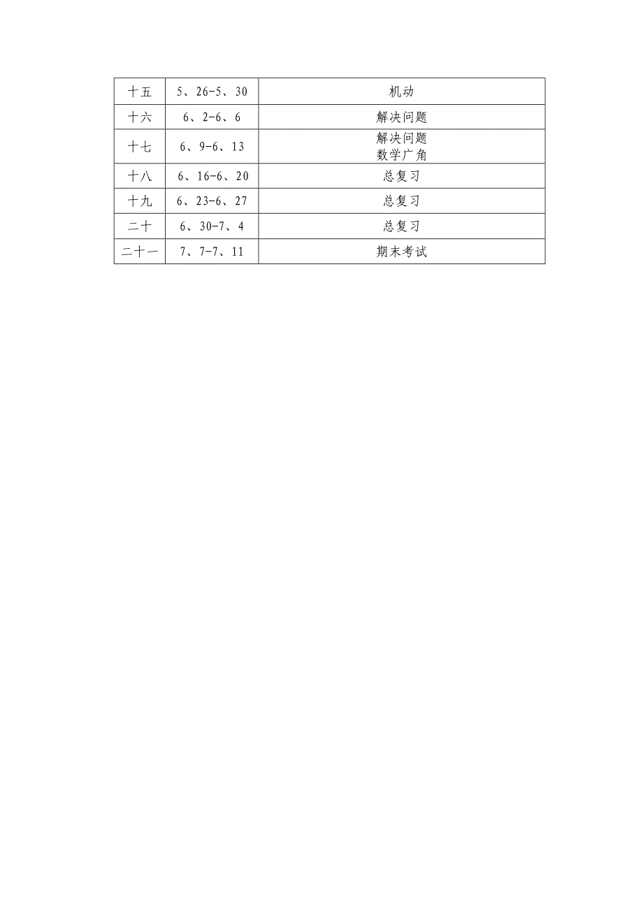 小学三年级下册教学计划_第3页