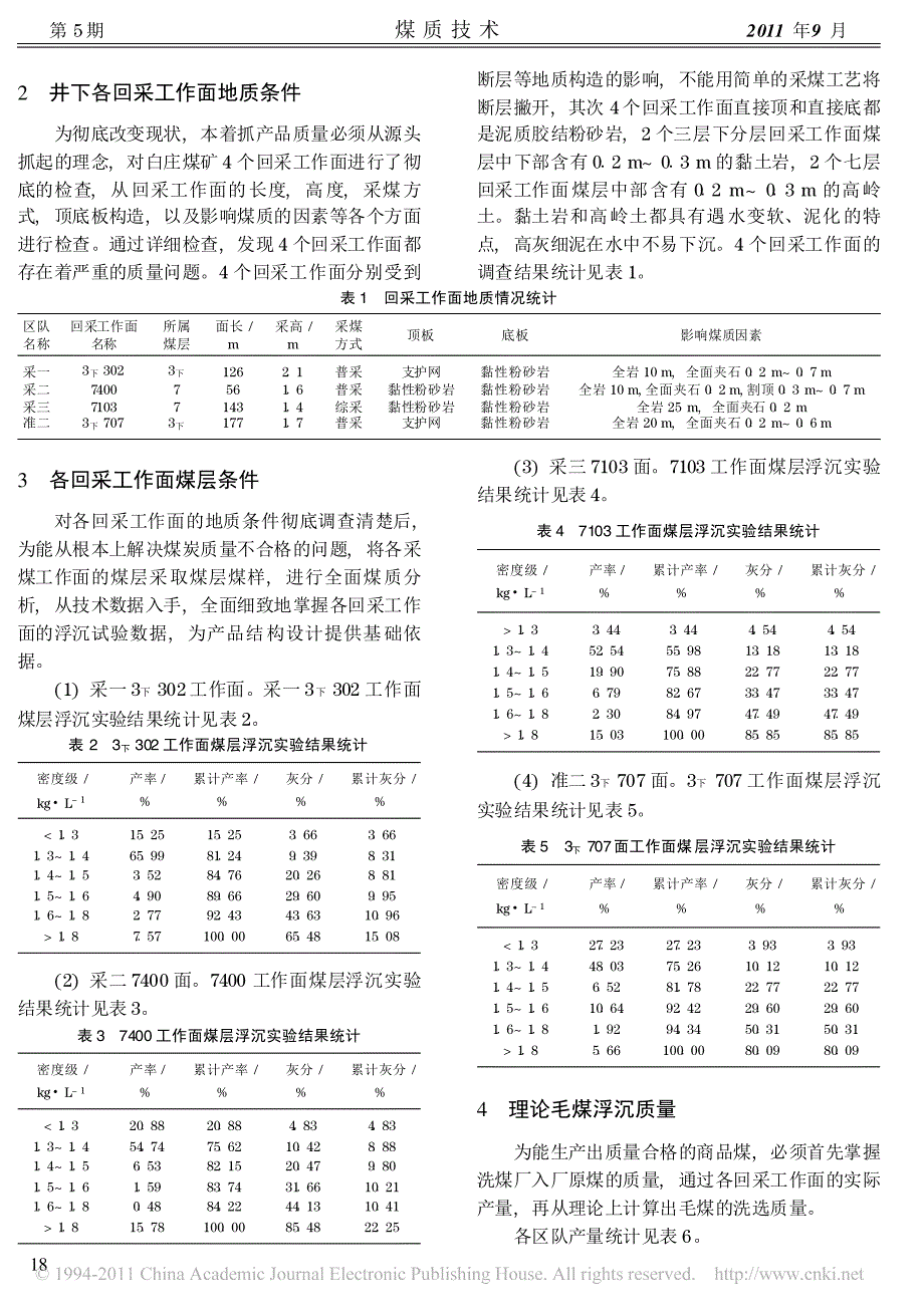 煤质实验数据分析在矿井产品结构中的应用_第2页