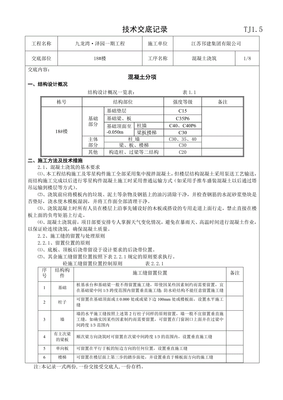 技术交底(混凝土)_第1页