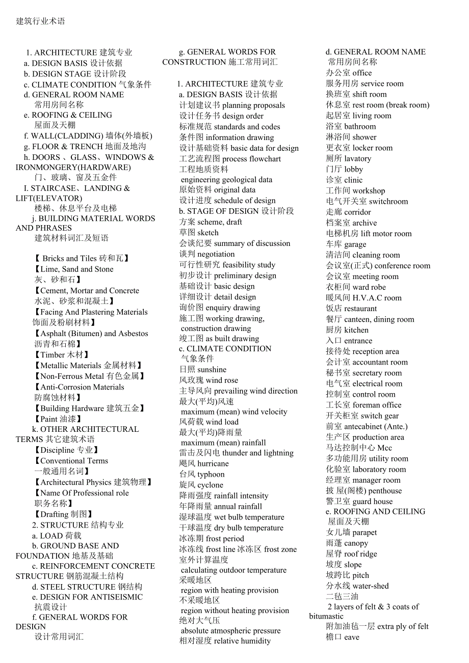 建筑行业术语1-中英文_第1页