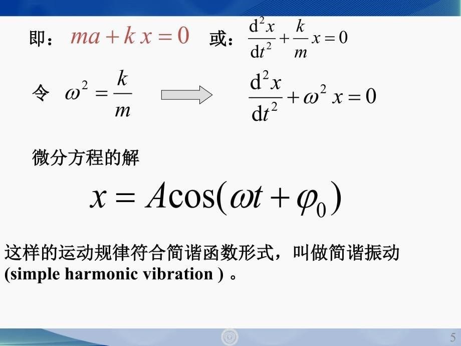 大学物理第六章振动和波_第5页