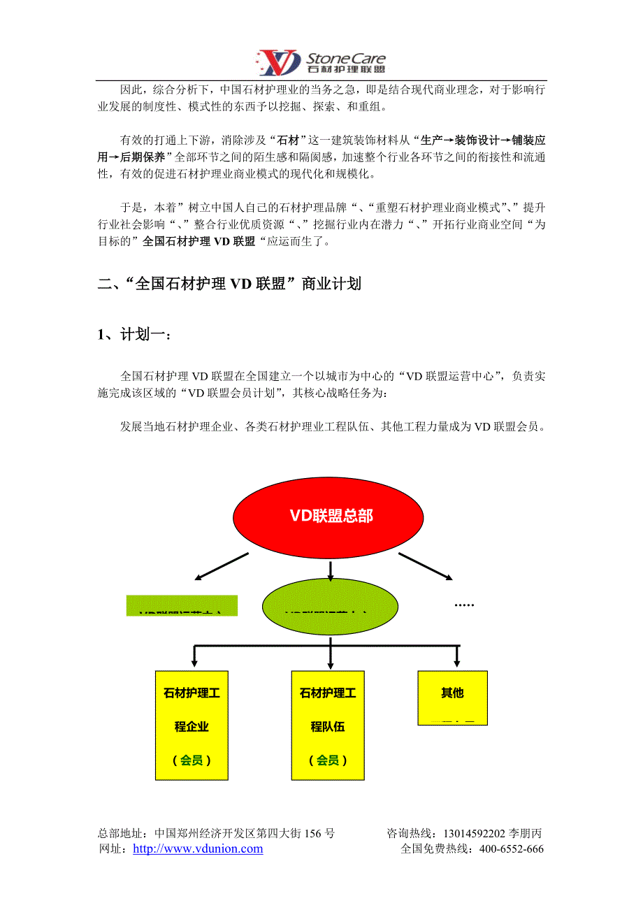 全国石材护理VD联盟计划书_第2页