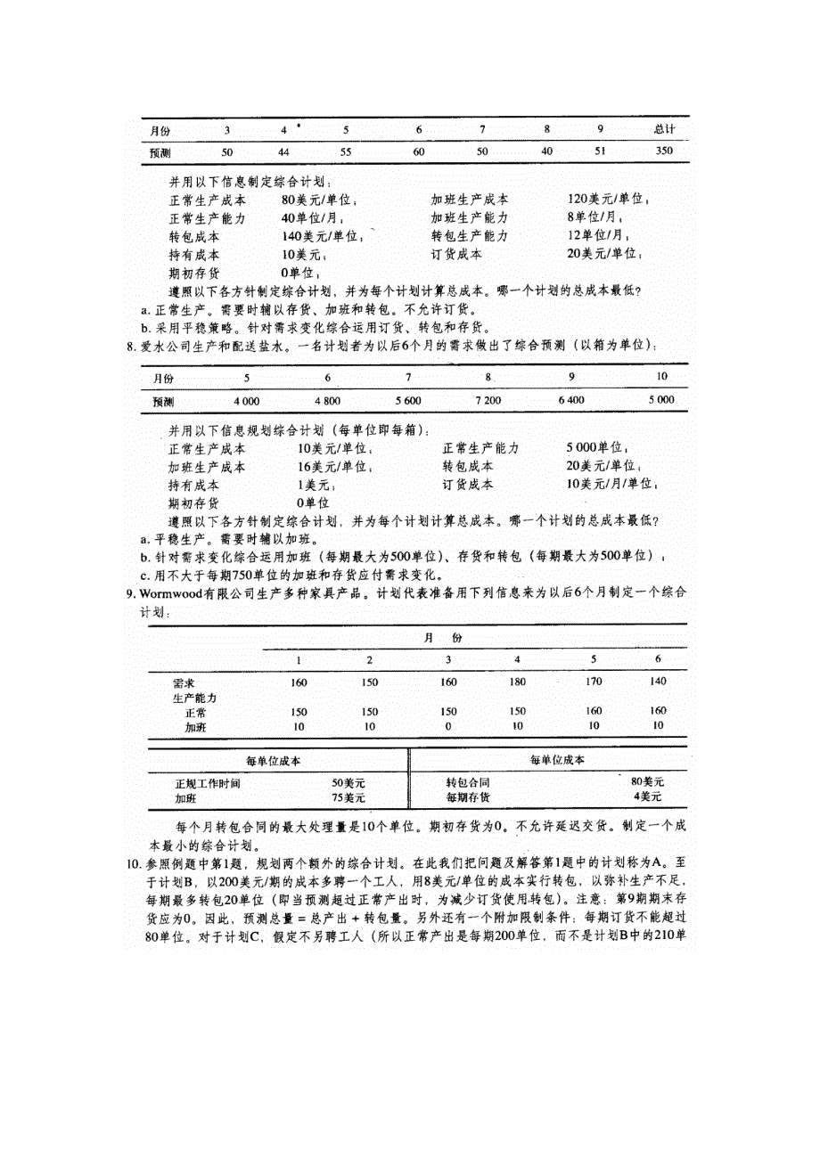 习题-总体计划-复旦运营管理_第2页