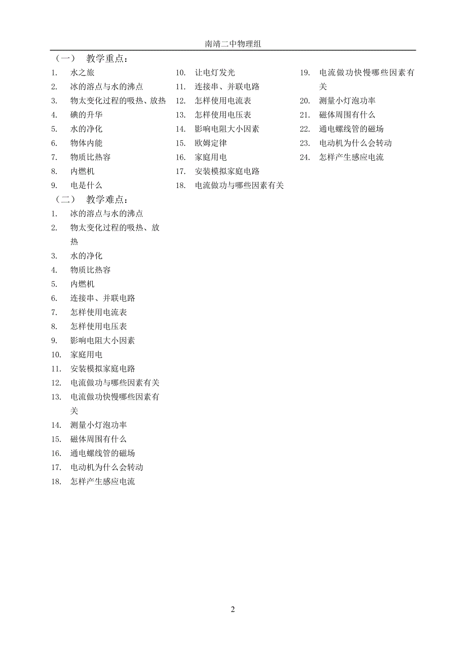 2003-2004上学期初三年物理实验计划_第2页