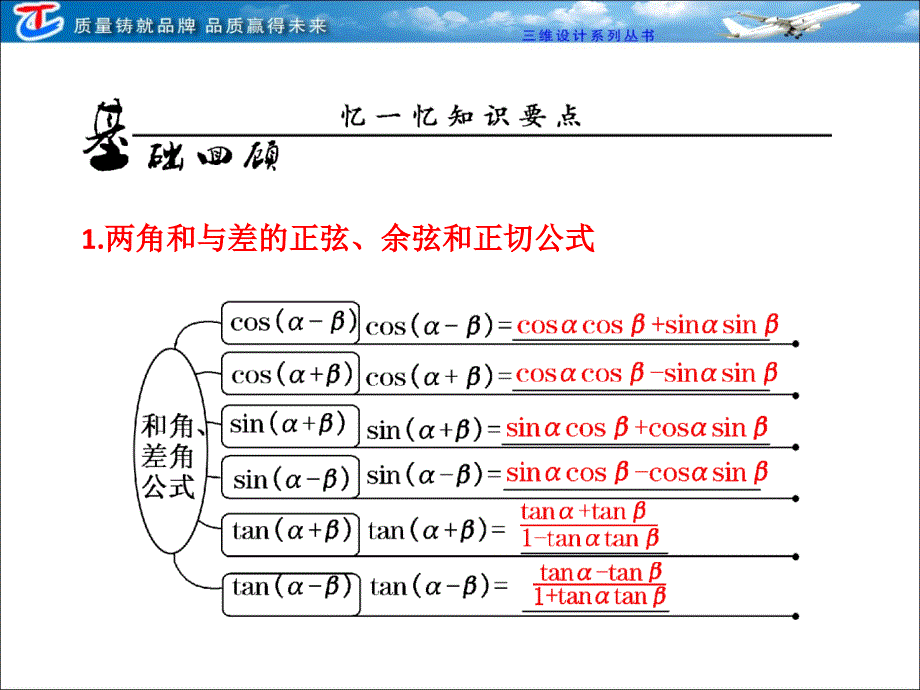 第三章 第五节 两角和与差的正弦、余弦和正切公式_第4页