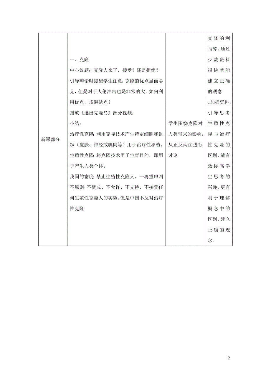 八年级生物下册 第二十四章 第二节 关注生物技术教案3 （新版）苏教版_第2页