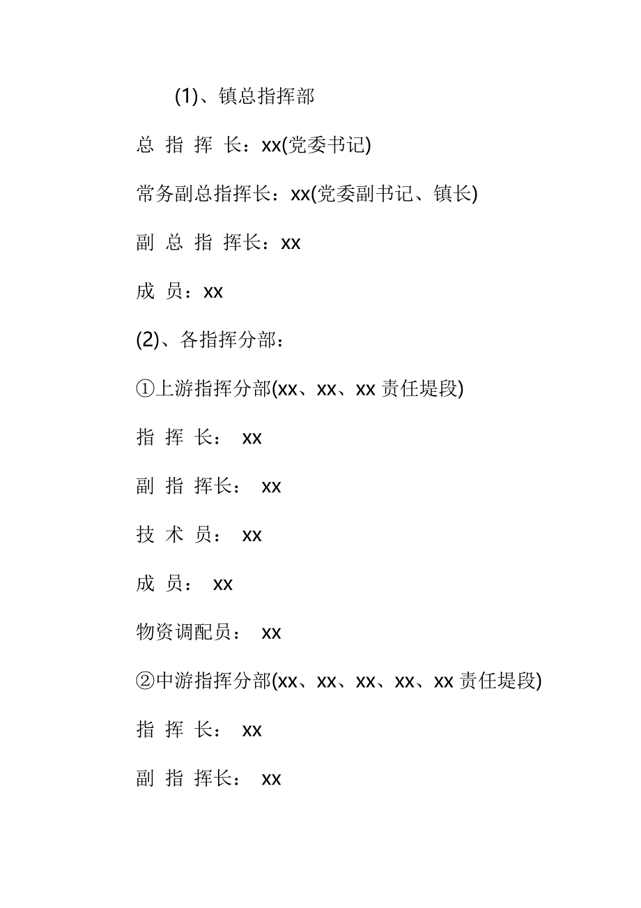 x乡镇防洪防汛应急预案与检察院作风建设的调研报告合集_第2页