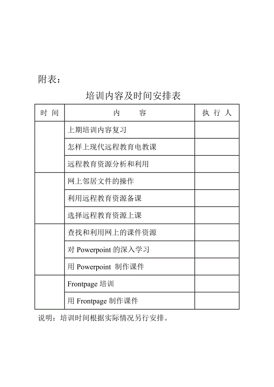 远程教育培训工作计划_第3页