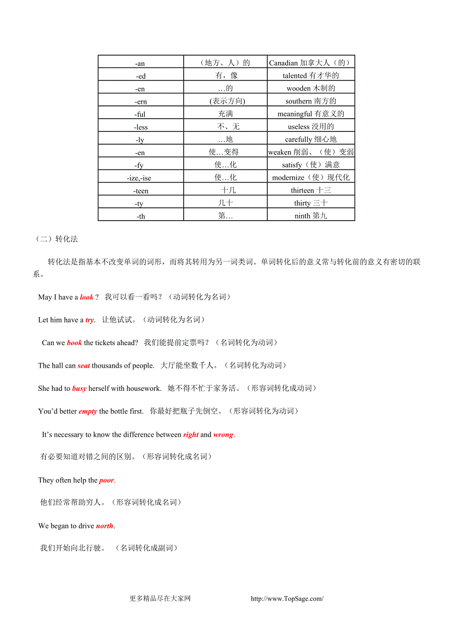 中考复习系列一词汇甘朗成_第4页