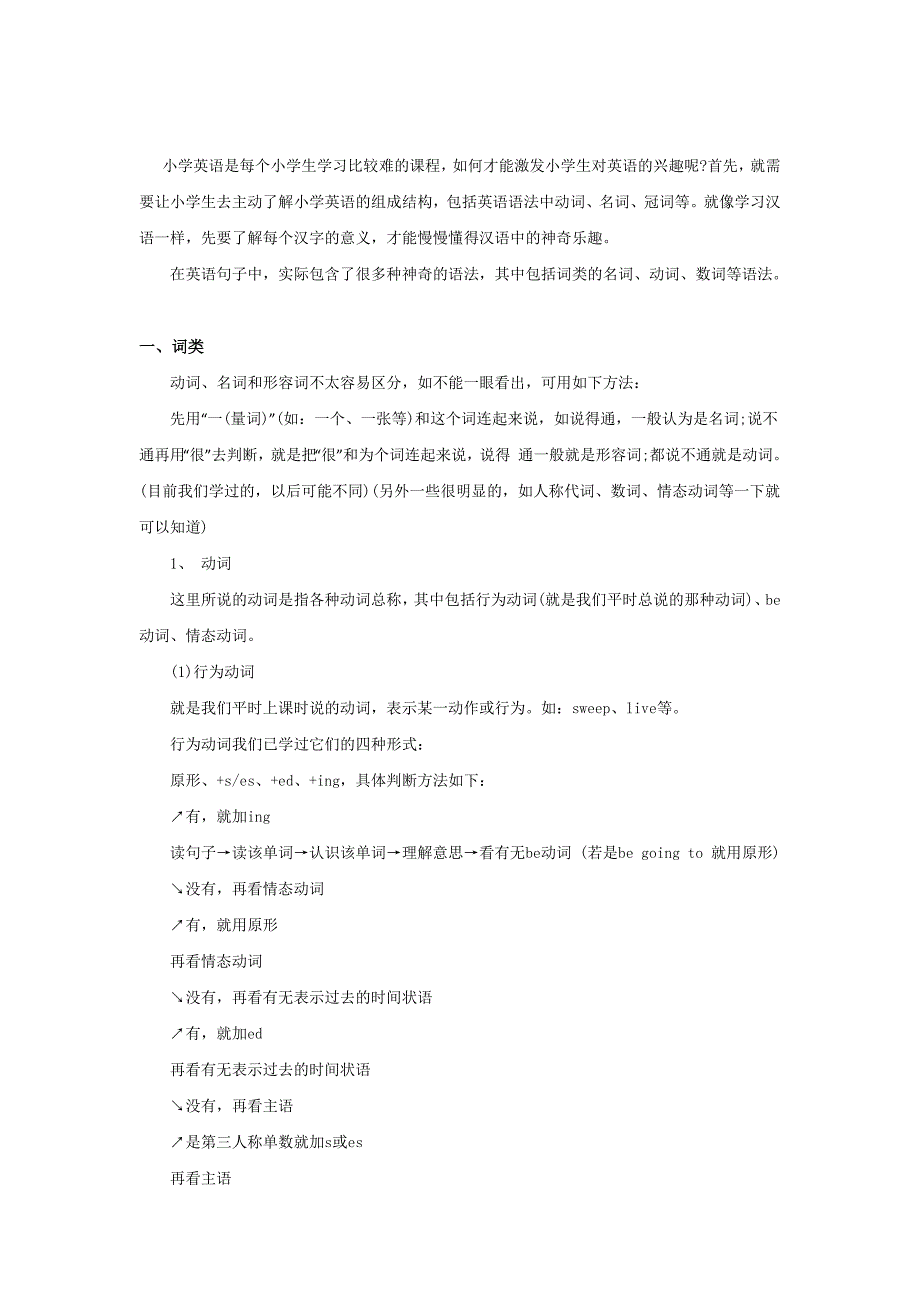 冀教版小学英语知识点总结_第1页