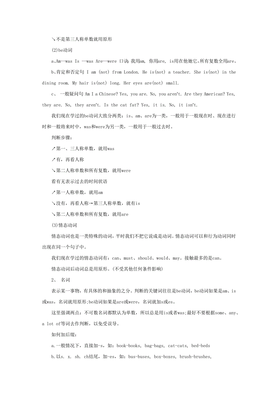 冀教版小学英语知识点总结_第2页