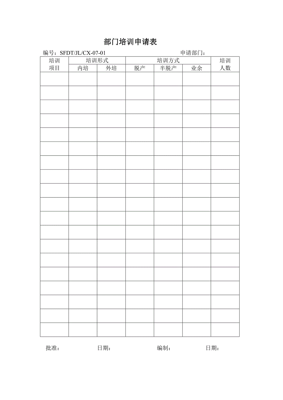 公司          年度教育培训计划表_第3页