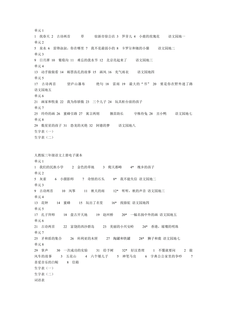 人教版小学语文电子课本_第3页