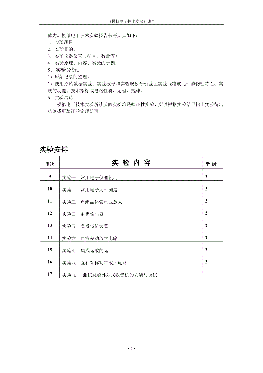 应用电子模电实验讲义_第3页