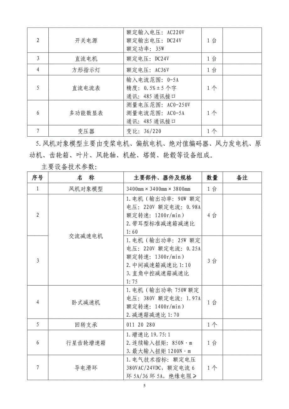 大型风力发电实训系统平台产品简介_第5页