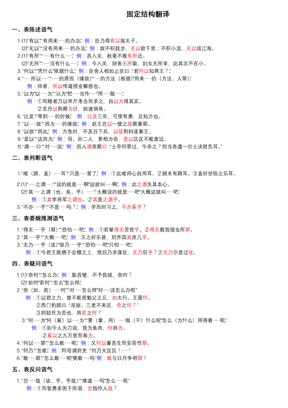 固定句式翻译方法_第1页