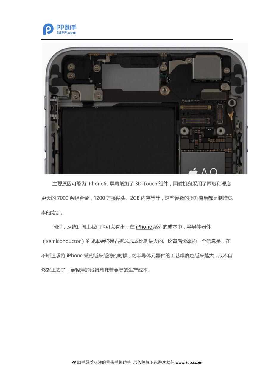 iPhone6s6sPlus66Plus5s硬件成本对比_第2页