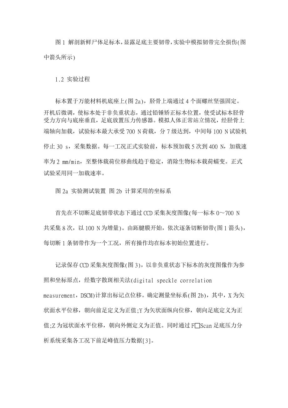 跖腱膜对前足静力性维持的生物力学分析【临床医学论文】_第3页