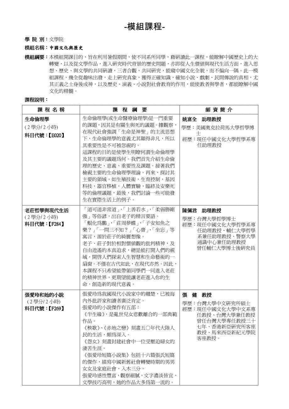 中国文化大学暑期项目简章pdf_第5页