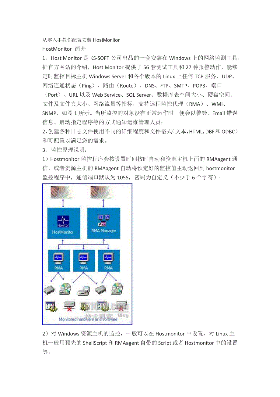 从零入手教你配置安装HostMonitor_第1页