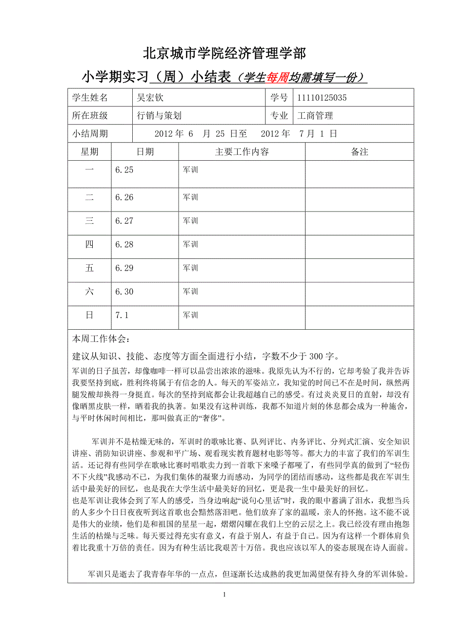 计划表周记实习报告_第2页