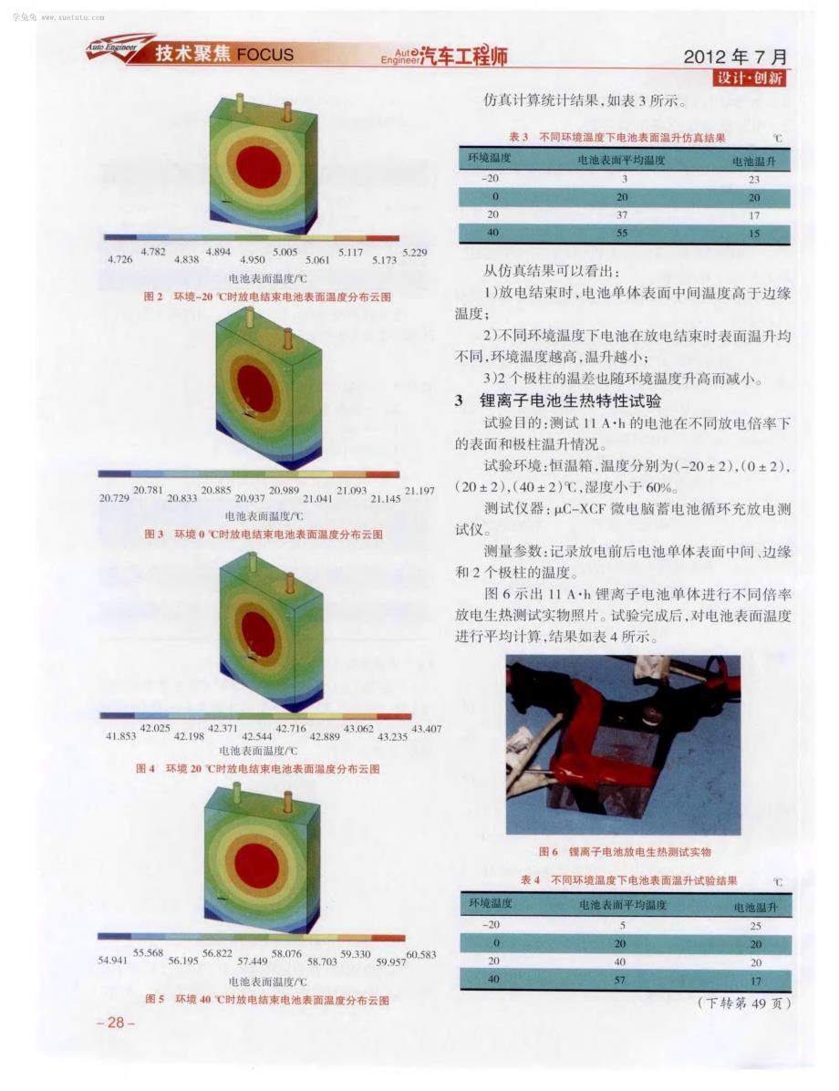 电动汽车锂离子电池的生热特性_第3页