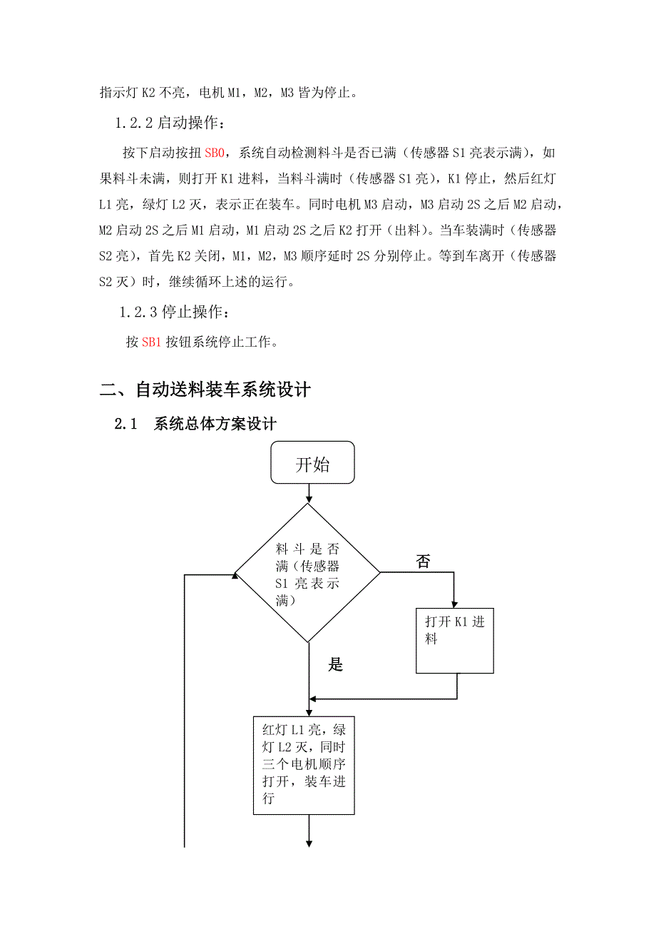 PLC自动送料装车系统课设_第4页