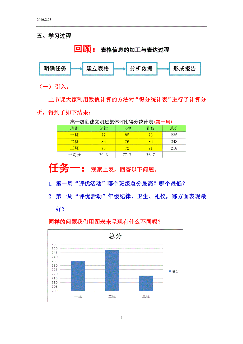 3.2.3《Excel中利用图表分析数据》导学案_第3页