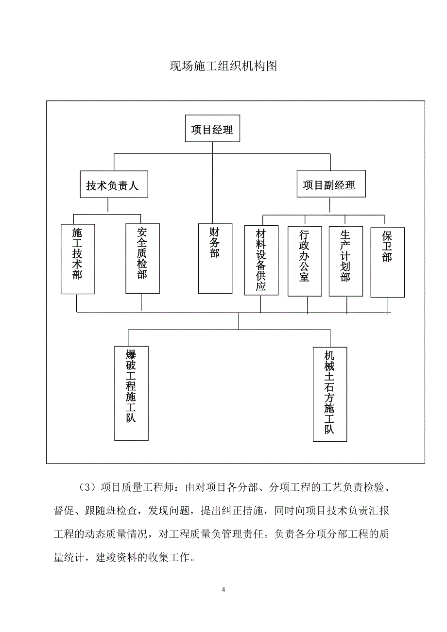 大石坝公交站场平基土石方施工方案_第4页
