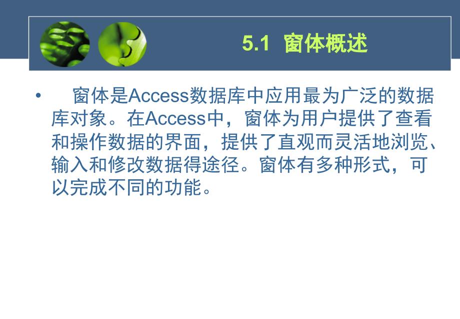 《Access数据库实用教程》第五章窗体与控件(1)_第2页