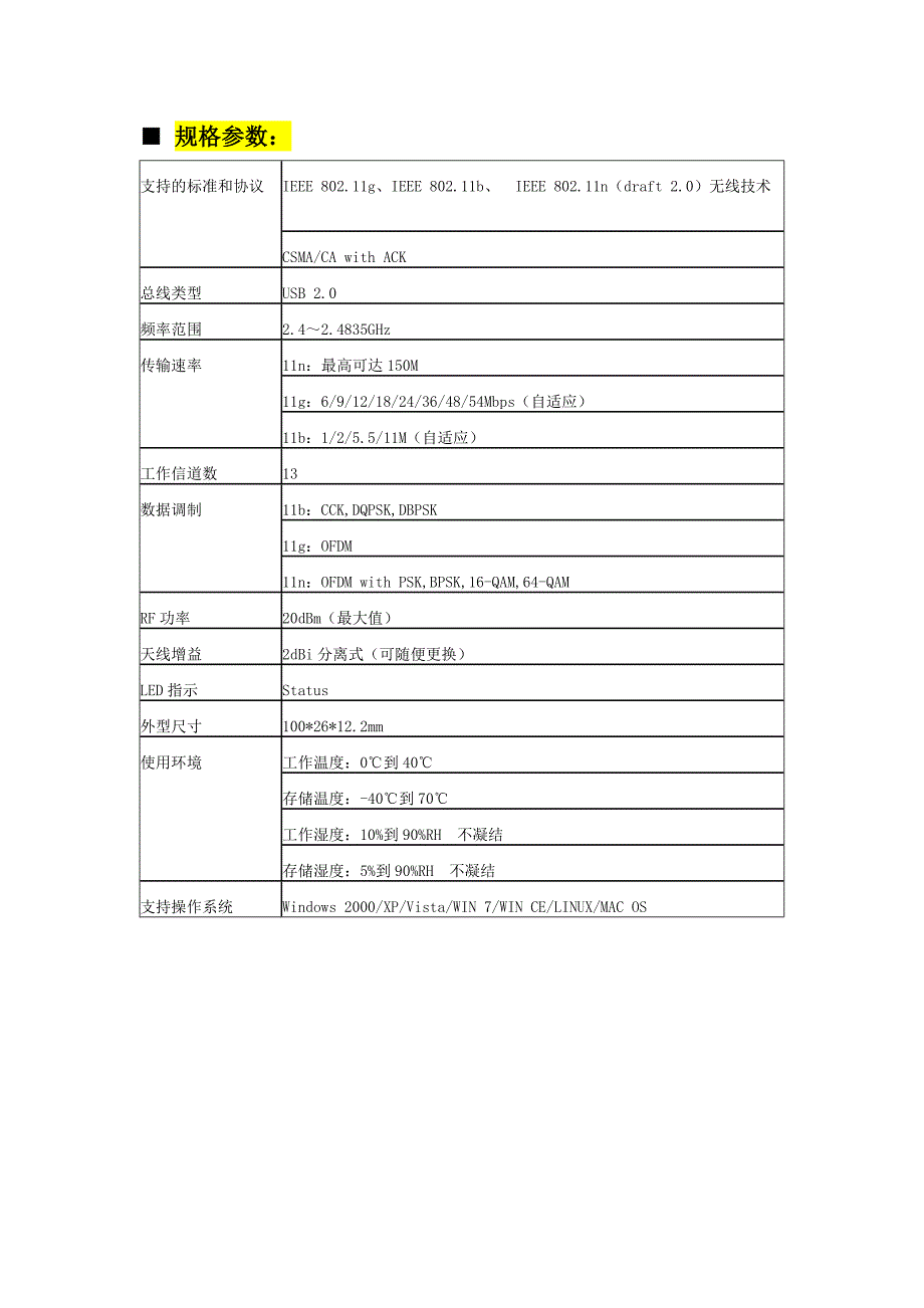 3070芯片BL-150UA150Mbps11NUSB无线网卡_第3页