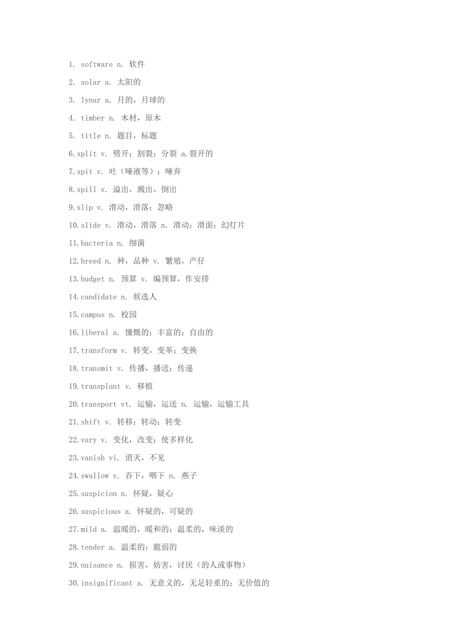 300个常用英语单词_第1页