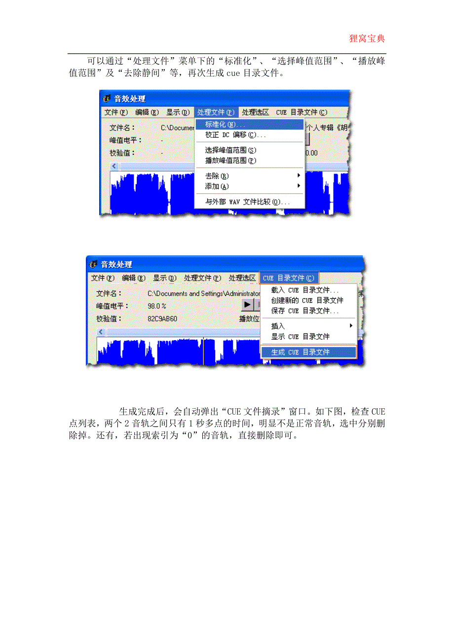 wav分轨如何制作cue_第4页