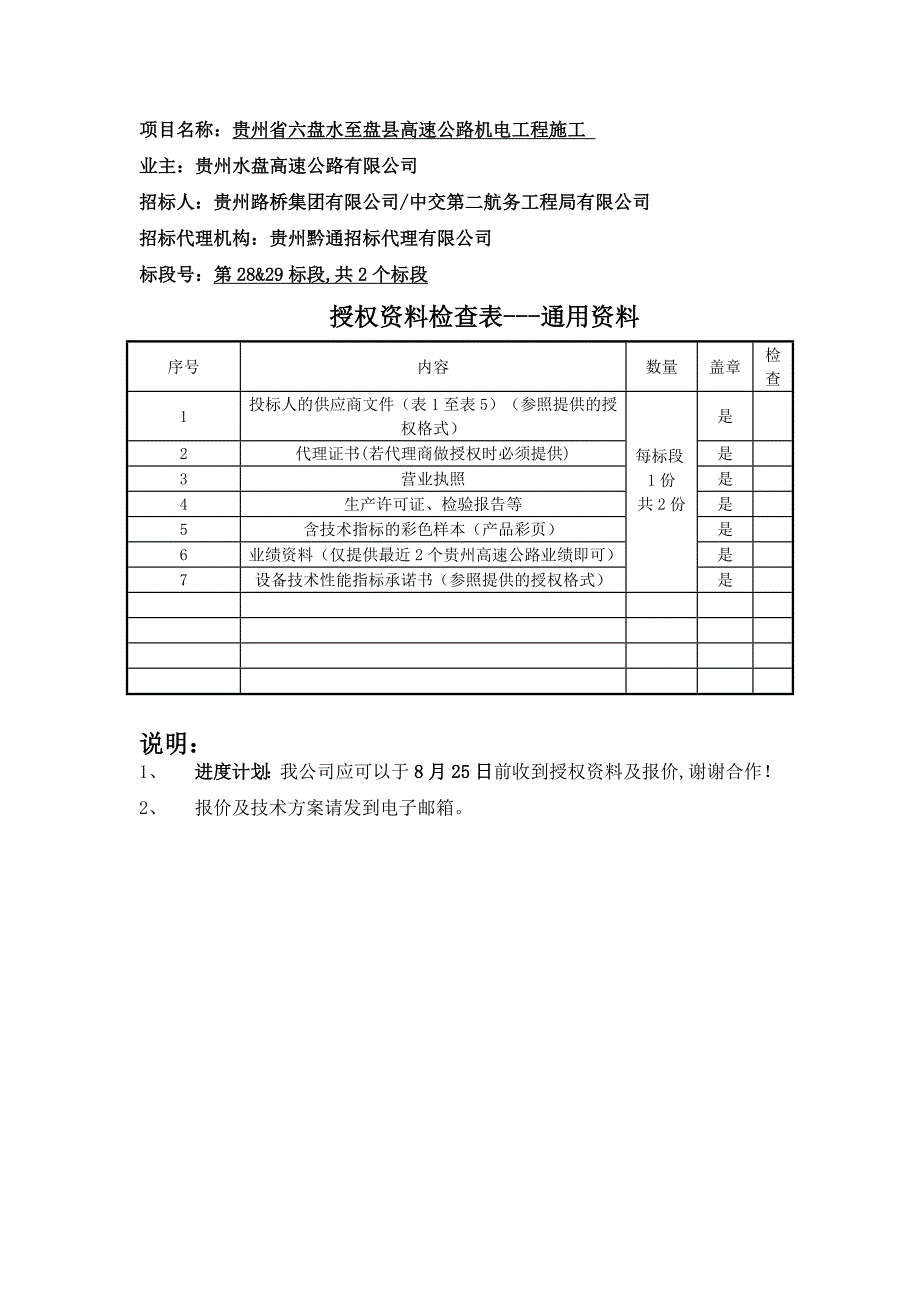 内外涂塑管 设备授权书-水盘28&29标_第1页