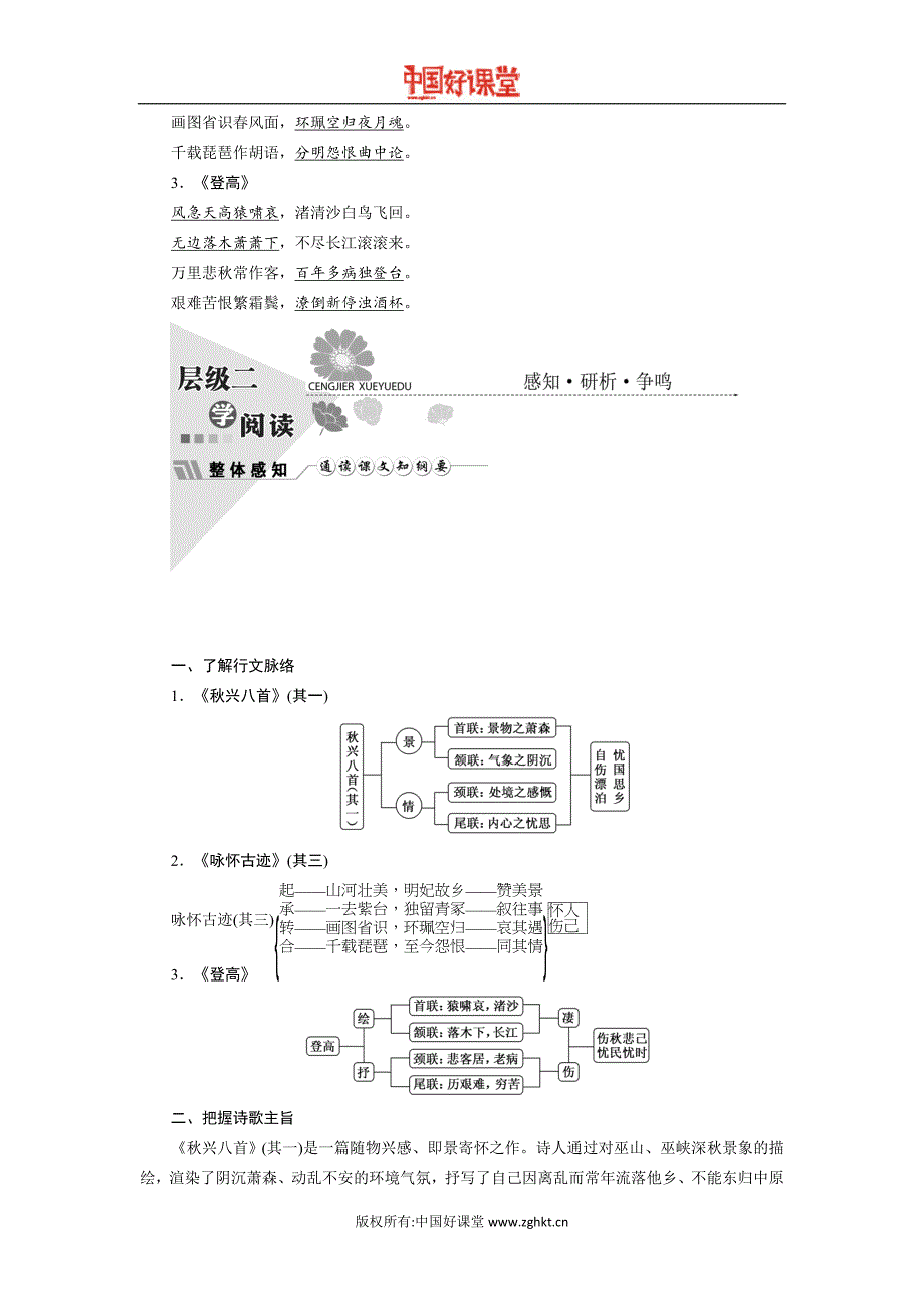 2016新课标创新人教语文必修3第二单元唐代诗歌第五课杜甫诗三首_第4页