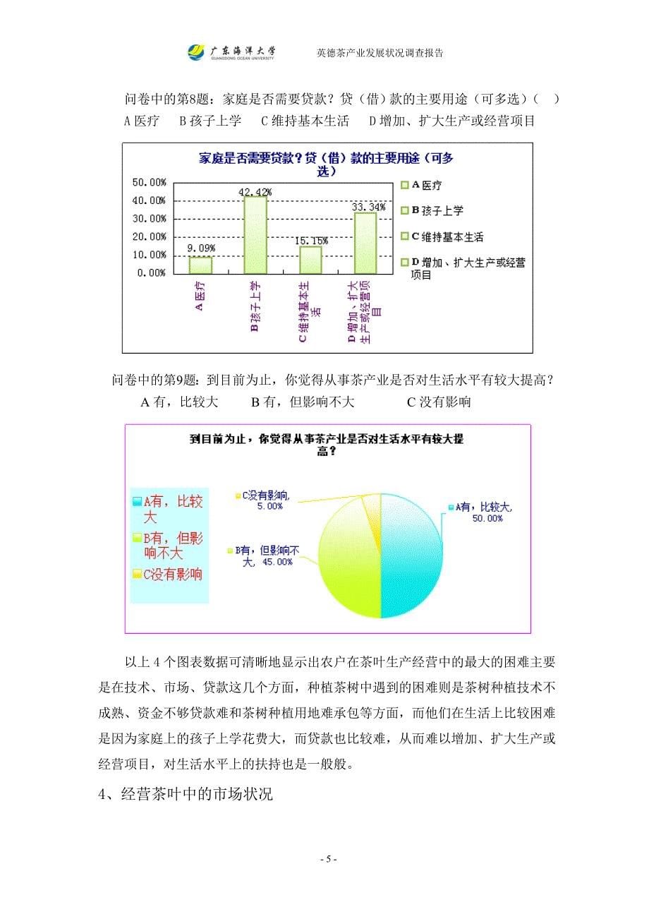 英德茶产业发展状况的调查_第5页