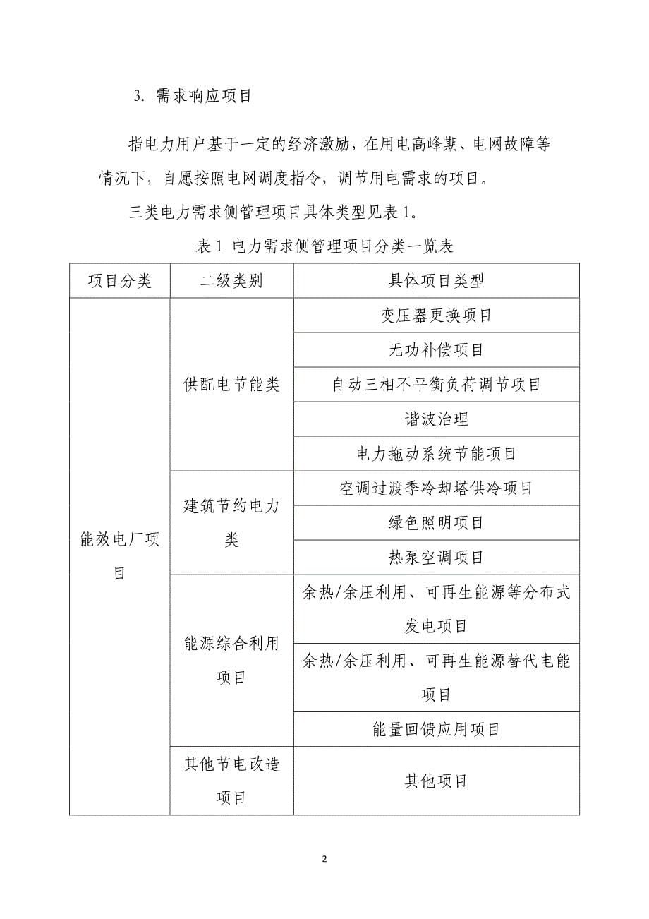 《电力需求侧管理城市综合试点项目类型及计算方法(试行)》(定稿)_第5页