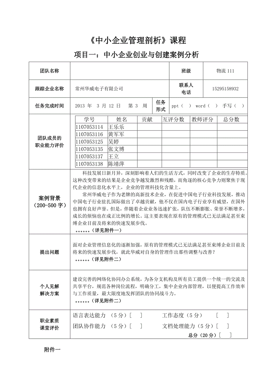 中小企业管理剖析2作业_第1页