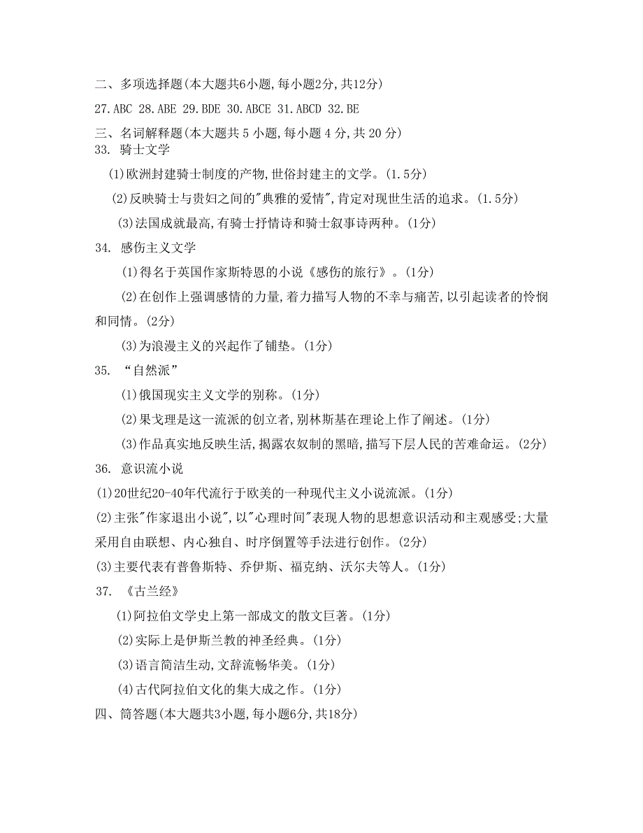 2011外文史试题及答案_第4页