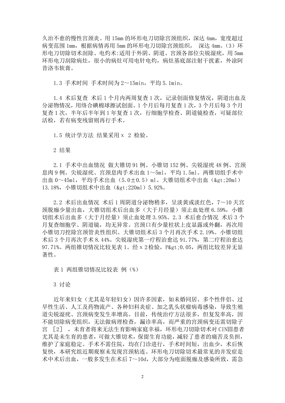 【最新word论文】环形电刀切除切术术后并发症的分析及处理【临床医学专业论文】_第2页