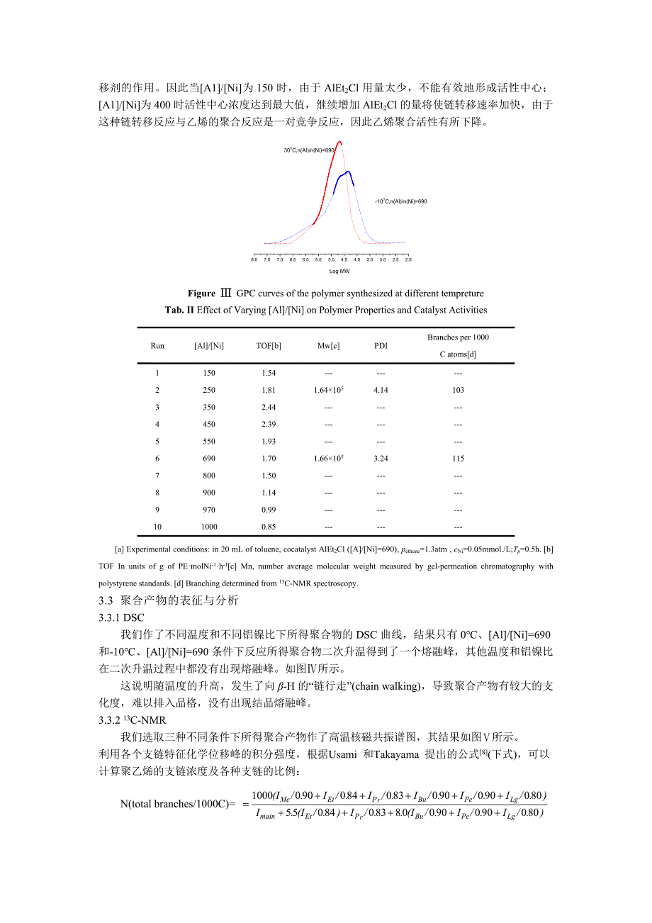 α-二亚胺合镍催化剂催化乙烯聚合研究_第4页