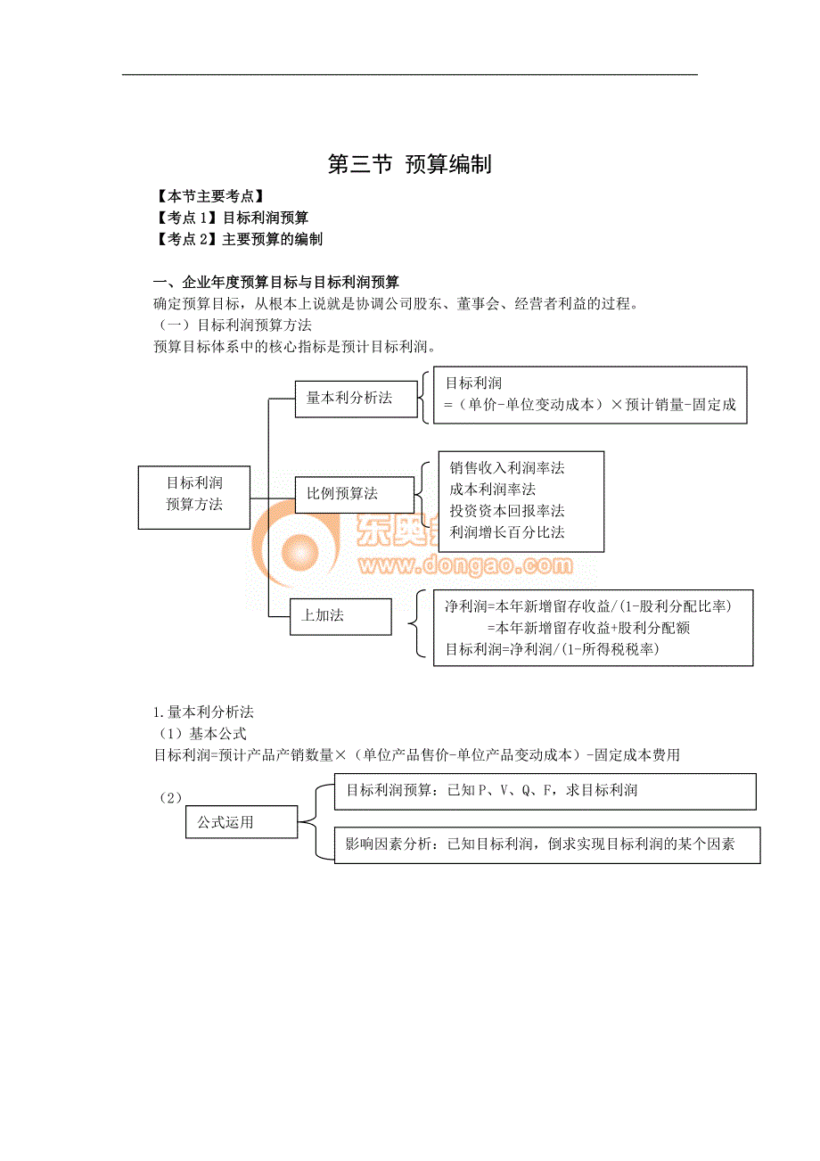 中级财管· 预算管理(2)_第1页