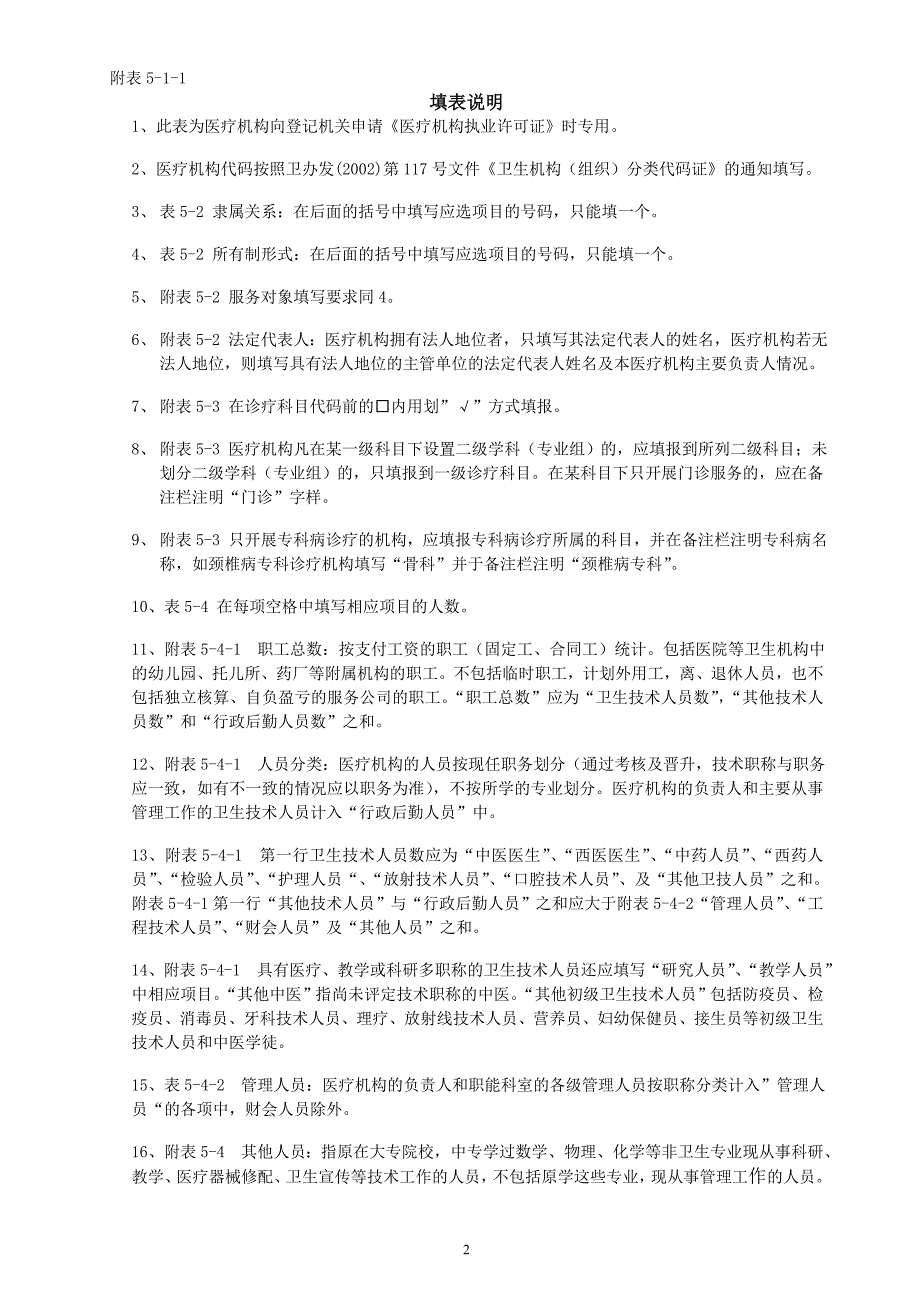 医疗机构申请执业登记表_第2页