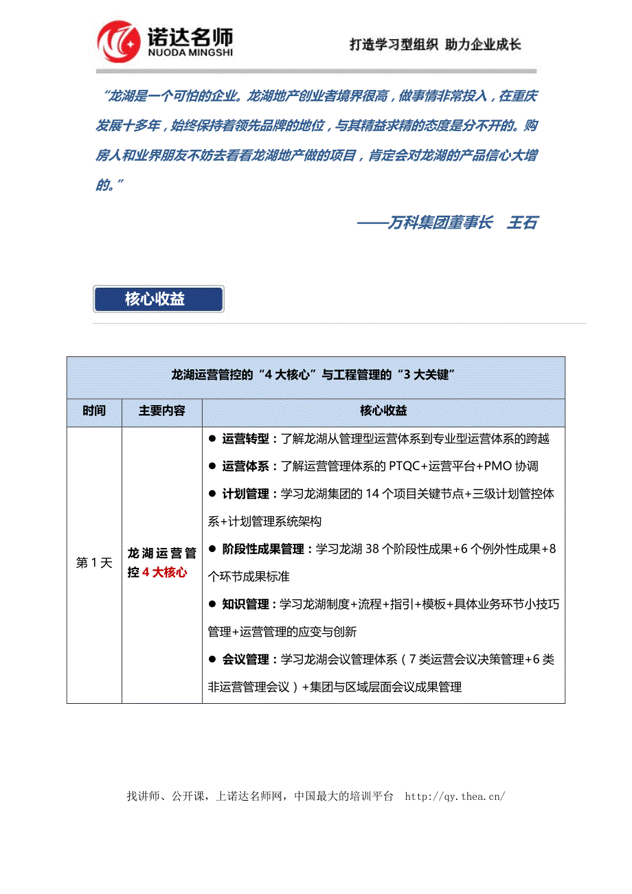 运营管控的“4大核心”与工程管理的“3大关键”_第1页