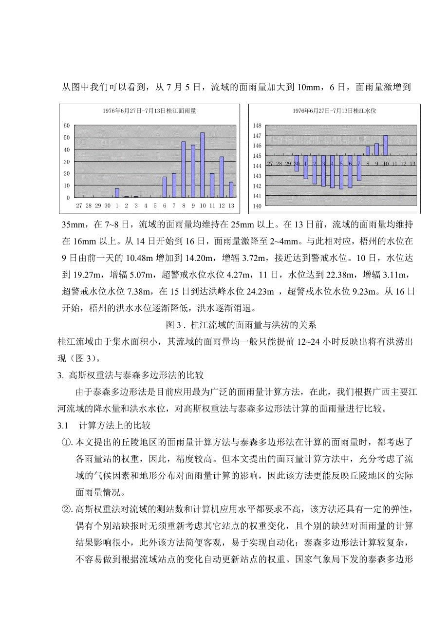 丘陵地区面雨量计算方法及应用_第5页