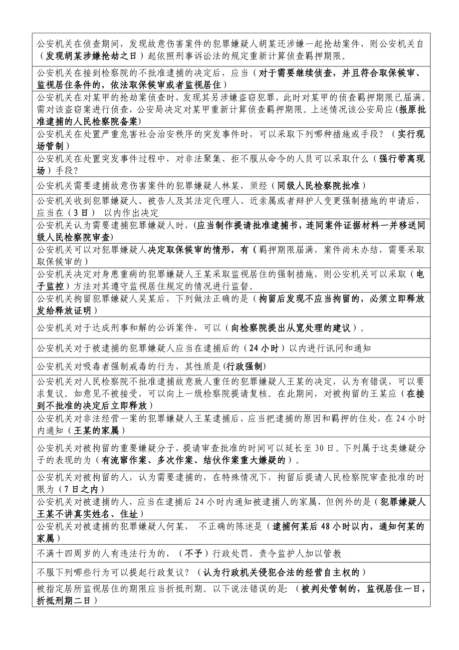 武器警械专项训练题库_第2页