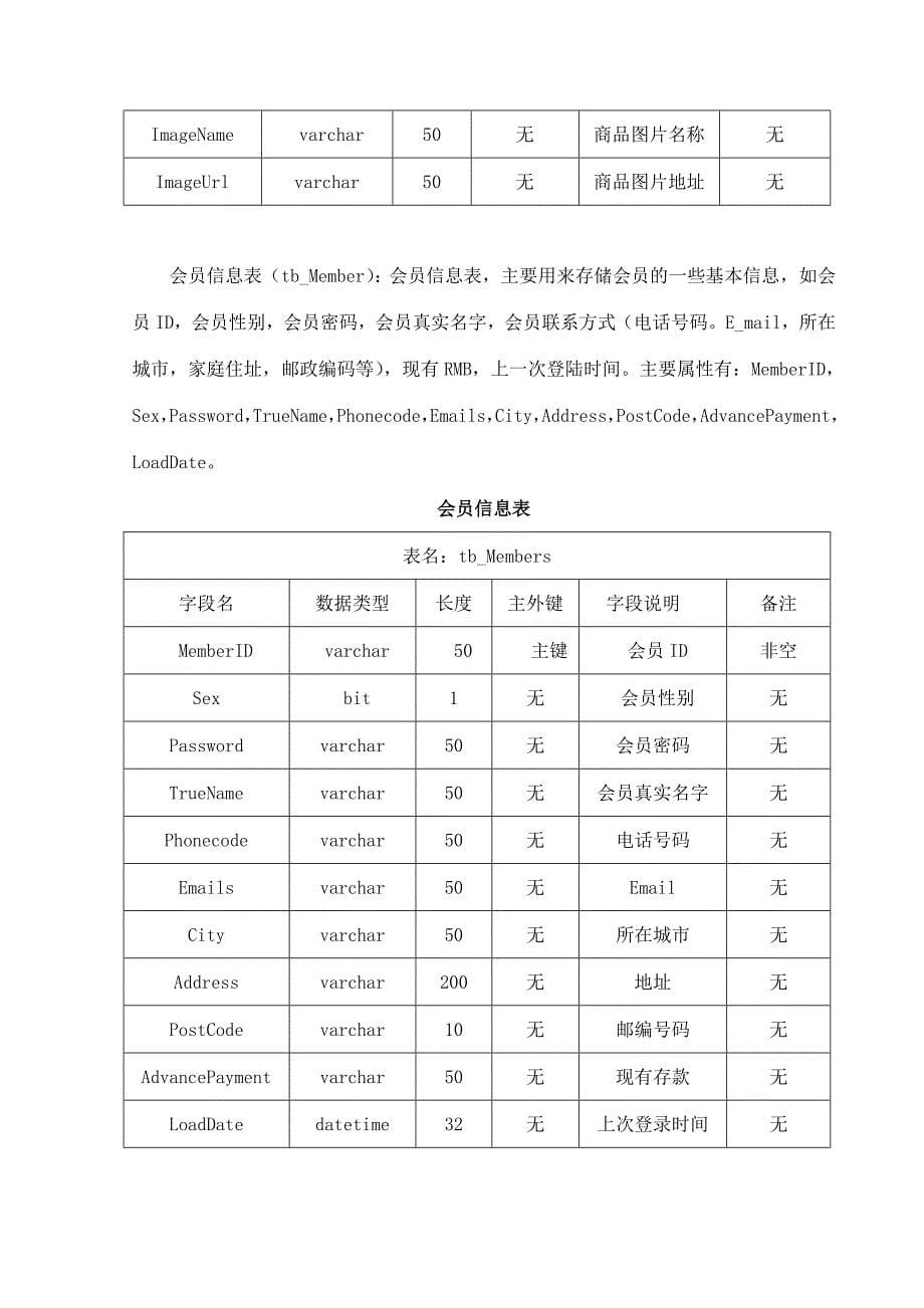 网上购物商城数据库设计_第5页