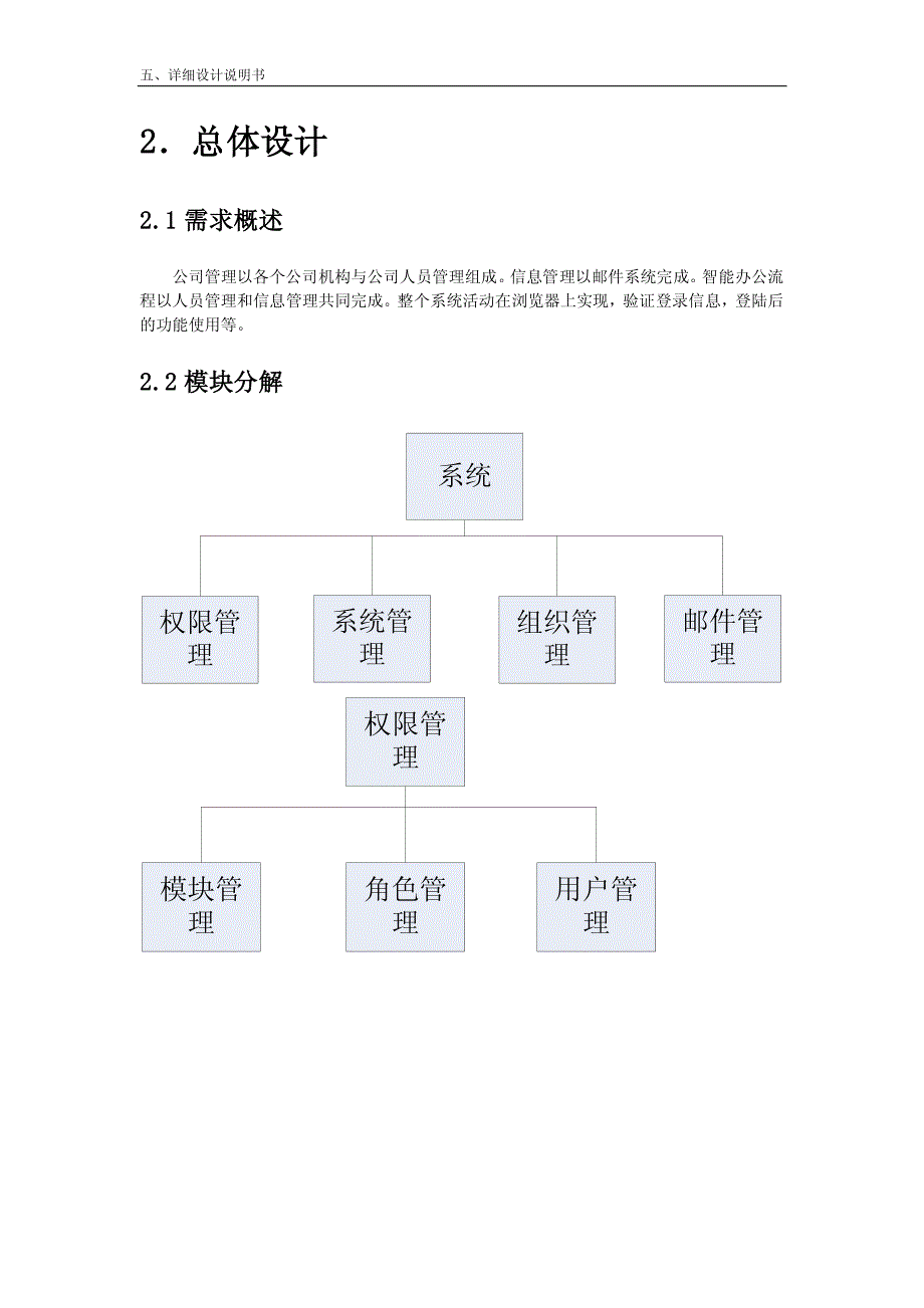 WEB OA 系统设计说明书_第4页